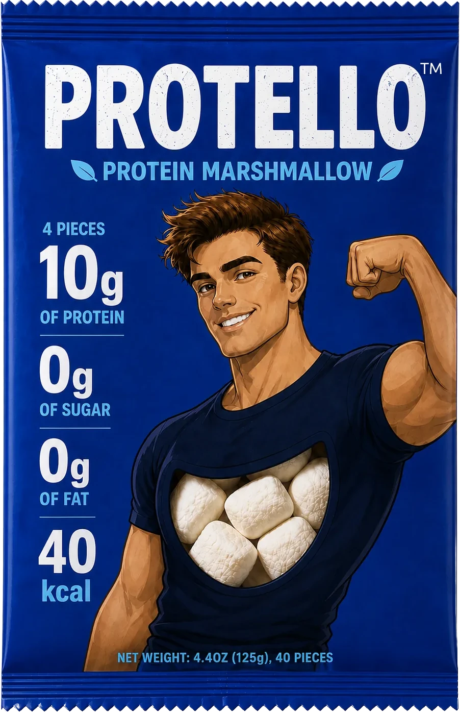 Protello protein marshmallow package
